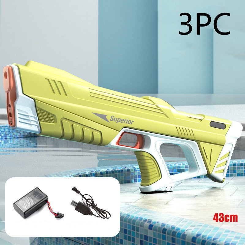 Summer Automatic Electric Water Gun – High-Tech Water Fight Toy for Outdoor Fun