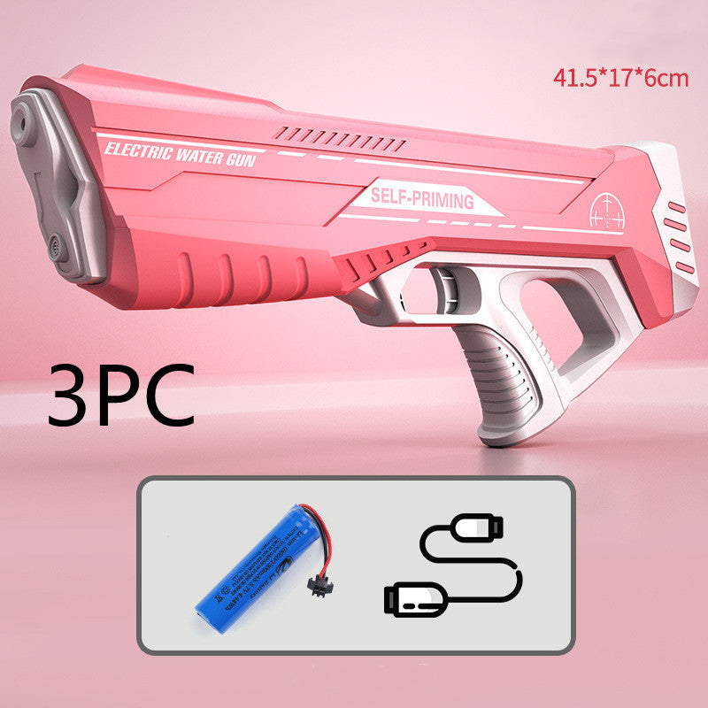 Summer Automatic Electric Water Gun – High-Tech Water Fight Toy for Outdoor Fun