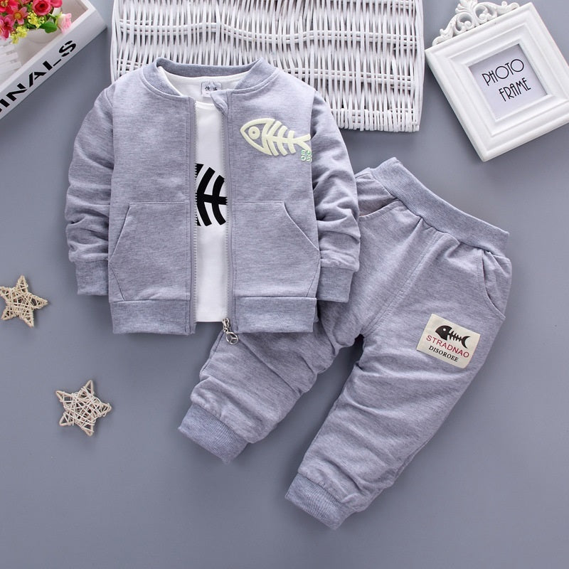 Children's three-piece children's clothing